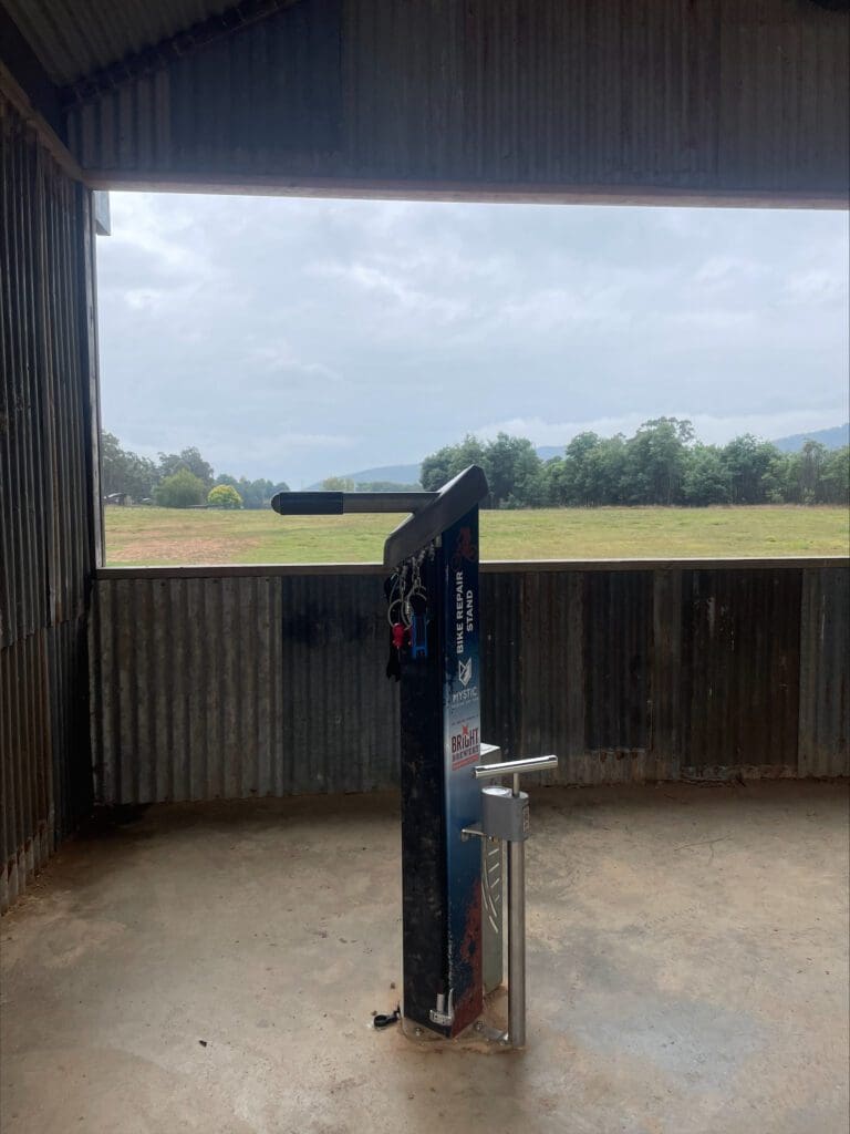 Bike Pump at Trailhead